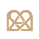 Alonadate interlocking hearts monogram logo